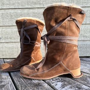 CAMPER suede winter boots Size 37 (7)